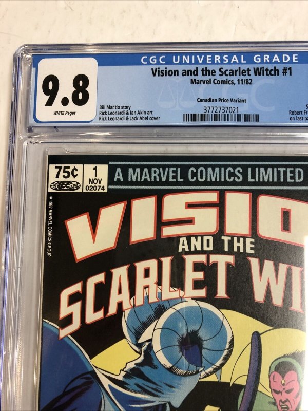 Vision & The Scarlet Witch (1982) # 1 (CGC 9.8 WP) - Canadian Price Variants CPV