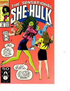 Lot Of 2 Marvel Comic Books The Mighty Thor #373 and She-Hulk #31 ON2