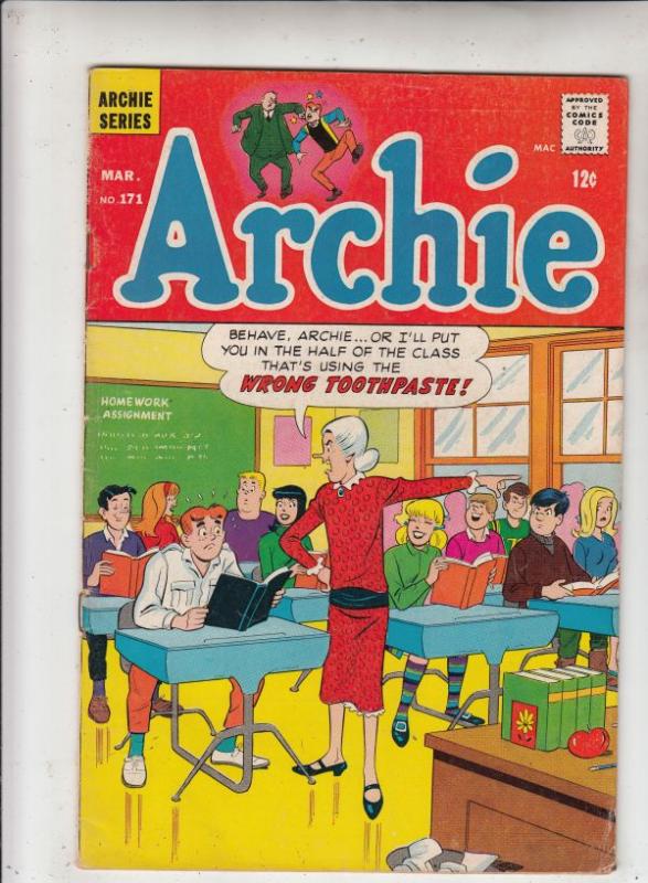 Archie #171 (Mar-67) FN Mid-Grade Archie