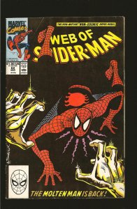 Marvel Comics Web of Spider-Man Vol 1 No 62 March 1990