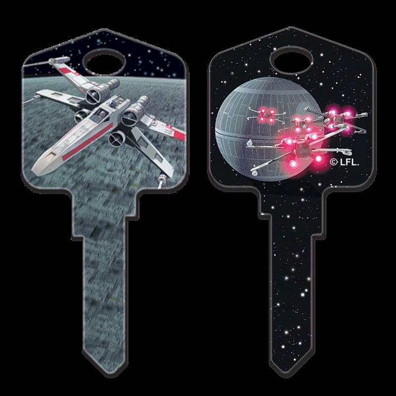 KW1 - X-WING STARFIGHTER Kwikset House Key