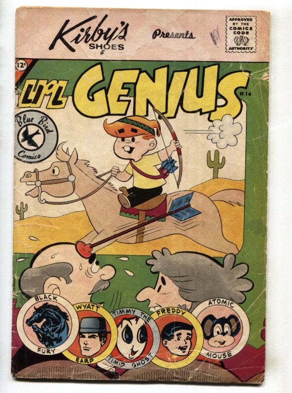 Li'l Genius #14 1957-Charlton-Atomic Mouse-giveaway comic book