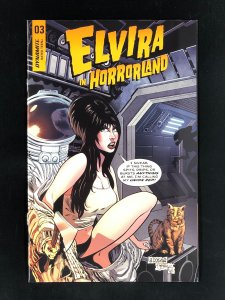 Elvira in Horrorland #3 (2022) with Riply from Alien!