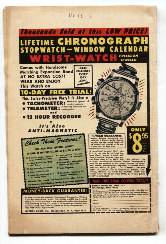 Fight Comics #86 Fiction House 1954- LAST ISSUE- Tigerman VG