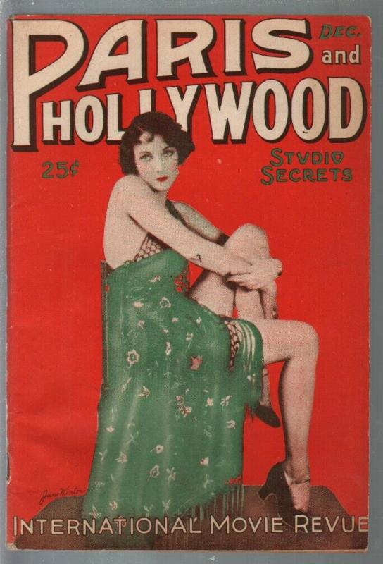 Paris and Hollywood 12/1926-Valentino-Laura La Plante-pulp fiction-FR