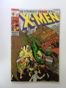 The X-Men #60 (1969) VG condition bottom staple detached from cover