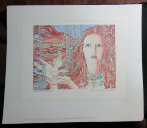 1978 MIKE KALUTA Through Whom My Power Flows 21x18 SIGNED Artist Proof FN+ 6.5