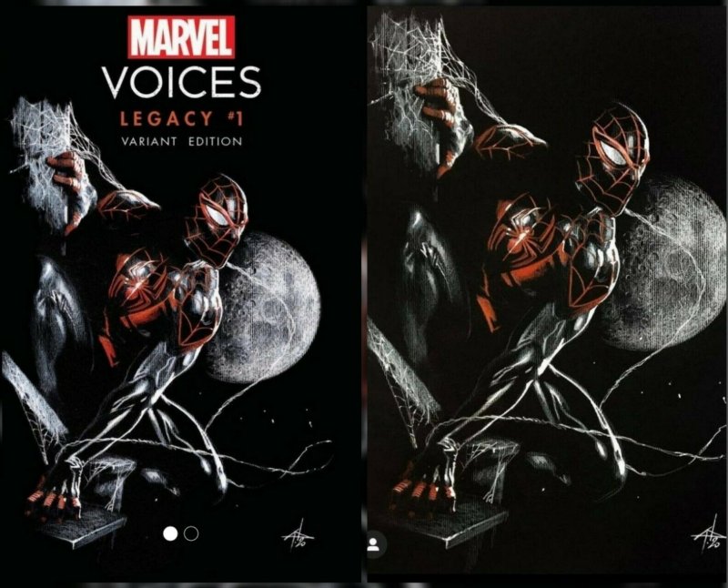 ?? MARVELS VOICES LEGACY #1 Gabriele Dellotto Virgin ?Miles Spider-Man crain