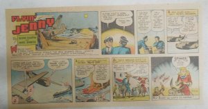 Flying Jenny Sunday Page by Marc Swayze from 9/17/1944 Size: 7.5 x 15 inches