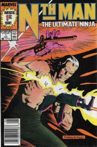 Nth Man, the Ultimate Ninja #1 (Newsstand) FN ; Marvel | Larry Hama