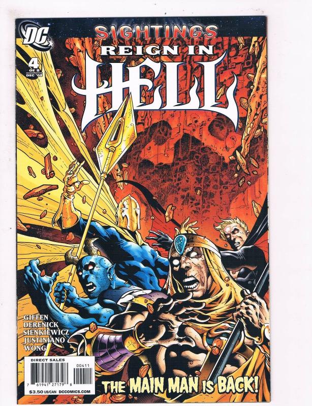 Reign In Hell # 4 Of 8 NM 1st Print 2008 Series DC Comic Book Batman Flash S61