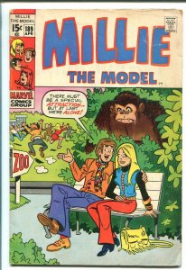 MILLIE THE MODEL #189 1971-MARVEL--FASHIONS-GOOD GIRL ART-SPICY-GIANT APE-vg