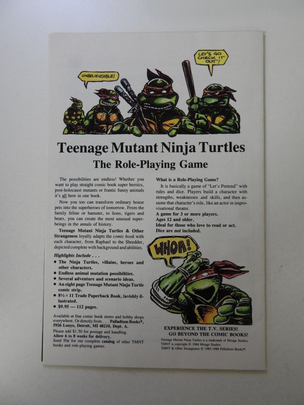 Teenage Mutant Ninja Turtles Adventures #2 (1988) VF condition