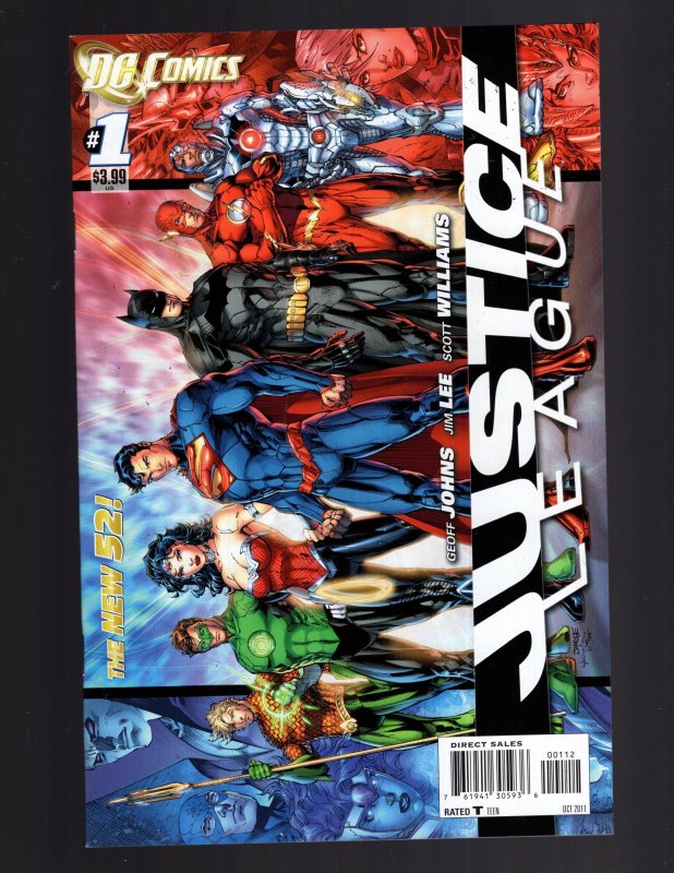 Justice League #1 Second Print Cover (2011) / ID#01