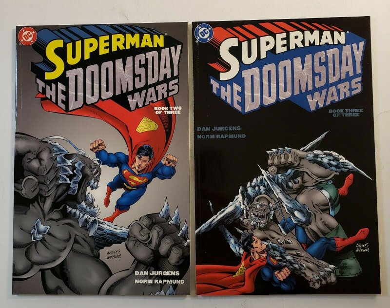 SUPERMAN THE DOOMSDAY WARS #1-3 COMPLETE SET PRESTIGE FORMAT DC 1998 NM