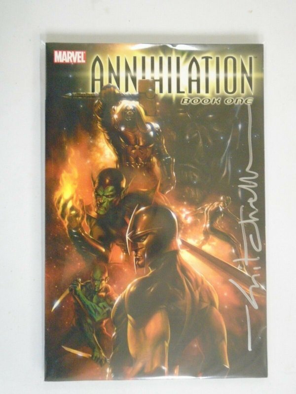 Annihilation TPB #1 SC Signed with CoA NM (2007 1st Printing)