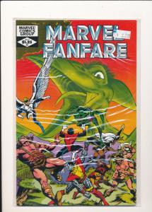 HUGE SET of 17 Comics!!-MARVEL FANFARE #3-#19 F/VF  (SIC313)