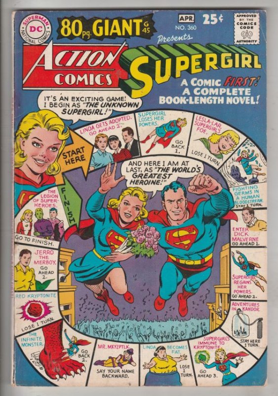 Action Comics #360 (Apr-68) VF High-Grade Superman