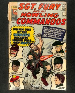 Sgt. Fury and His Howling Commandos #12 Jack Kirby Art!