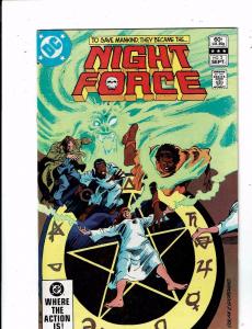 Lot of 7 Night Force DC Comic Books #1 2 3 4 5 6 7 WT18