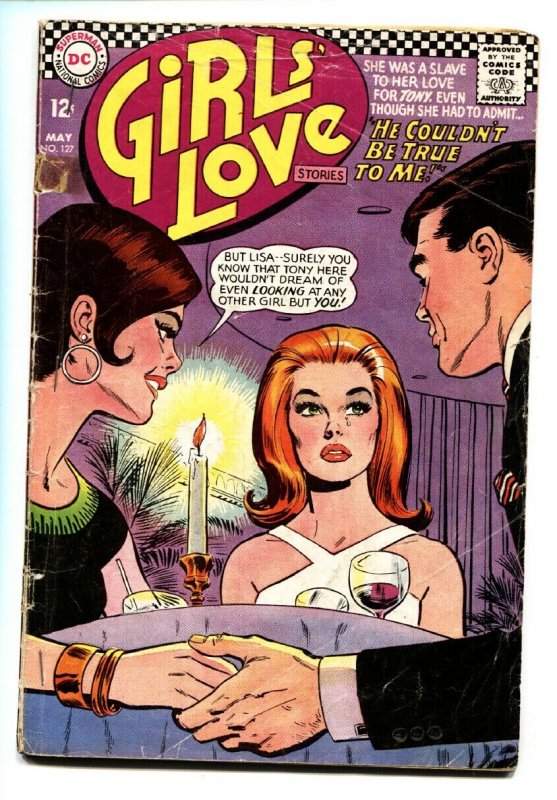 Girls' Love Stories #127 comic book 1967-DC-hard core romance stories