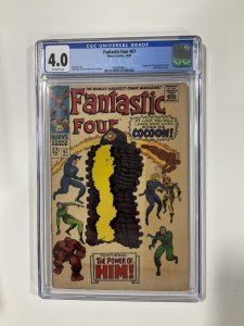 Fantastic Four 67 CGC 4.0 Off White 1967 First HIM Marvel