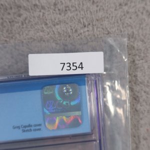 Gunslinger Spawn #1 2021 1:50 Ratio Greg Capullo Sketch Cover H CGC 9.8 