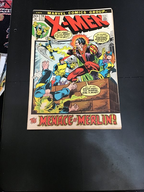 The X-Men #78 (1972) 1st Merlin! High-Grade! VF/NM Oregon CERT! Wow!