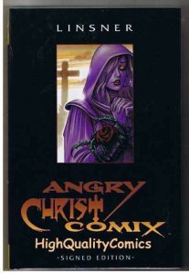 ANGRY CHRIST COMIX hc, NM+, Limited Signed & Numbered, Joseph Linsner
