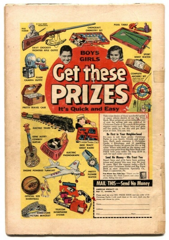 Legends Of Daniel Boone #2 1955- DC Western G/VG