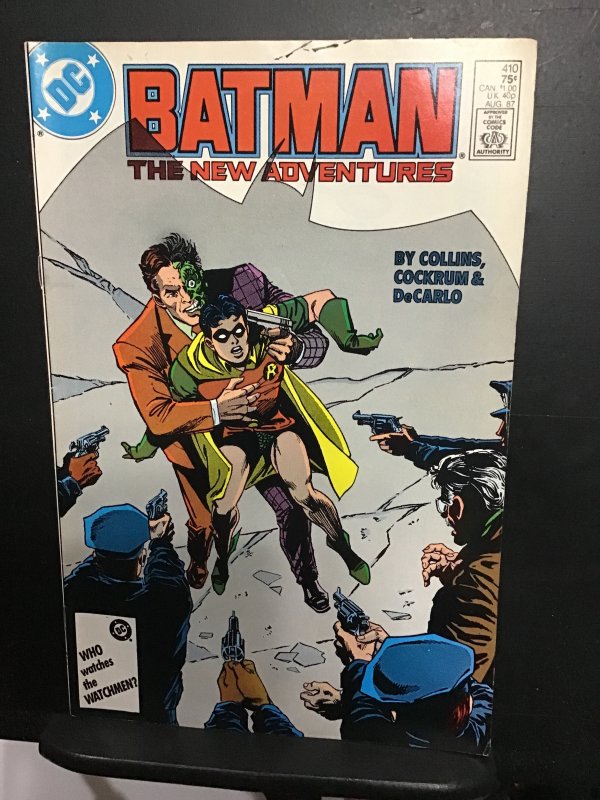 Batman #410 (1987) High-Grade Two-Face cover key!  VF/NM Robin origin!