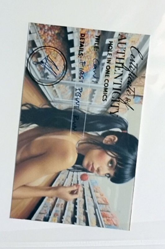 HoleInOne Comics Candi 1St Print Signed Gold w/CoA *Mature Readers*