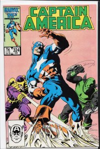 Captain America #324 (1986) Captain America [Key Issue]