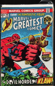 Marvel's Greatest Comics #40 (1973) Fantastic Four