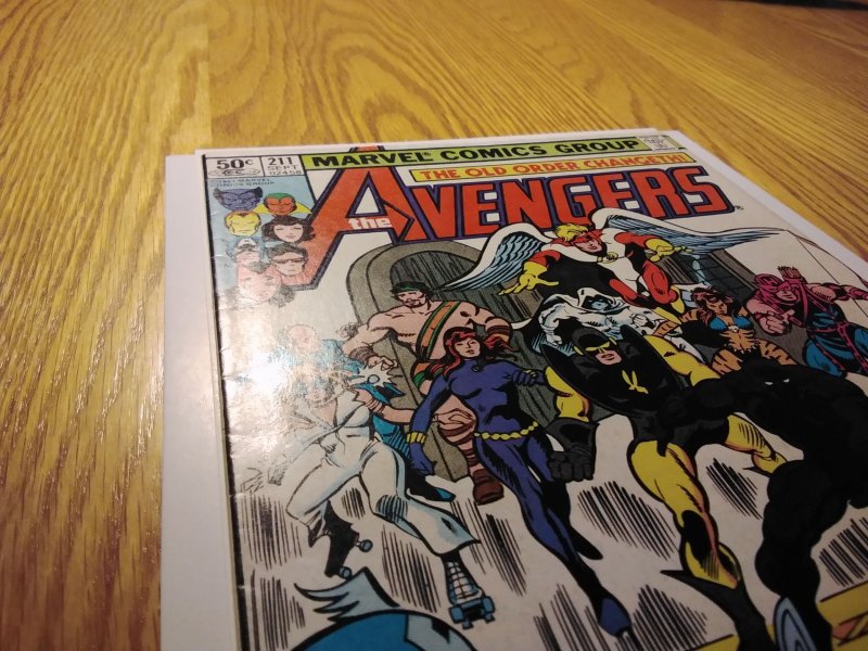 The Avengers #211 Newsstand (1981)
