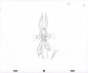 Bugs Bunny Animation Pencil Art - 3 - Earnest