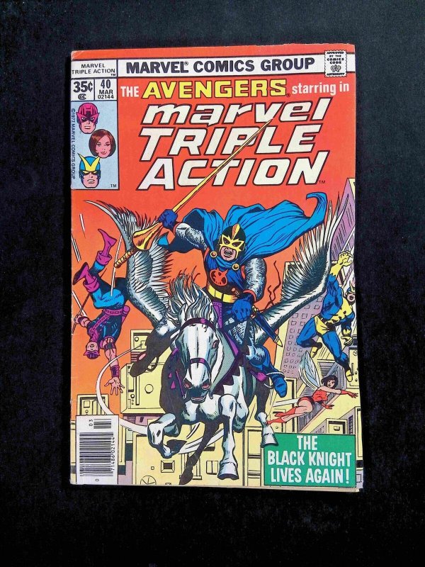 Marvel Triple Action #40  Marvel Comics 1978 GD/VG Newsstand