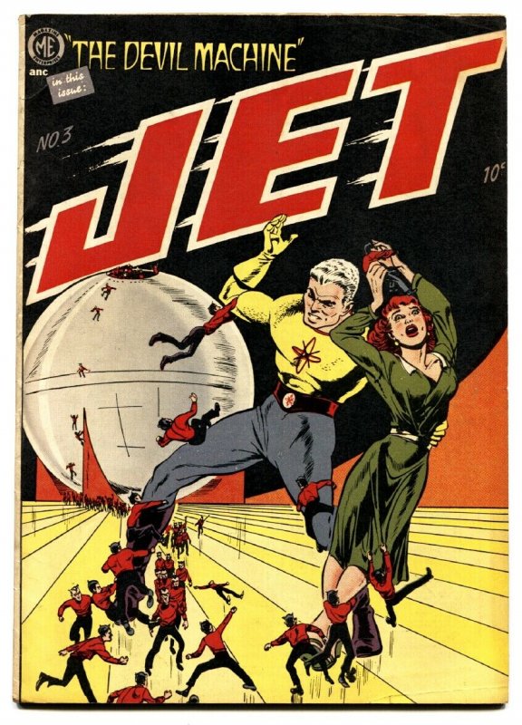 JET POWERS #3-1951-BOB POWELL COVER AND STORIES-AL WILLIAMSON ART-SPICY VIXENS