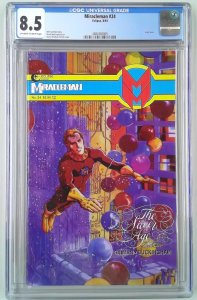 MIRACLE MAN (1988) #24 CGC 8.5 LAST ISSUE SILVER AGE STORY (SLAB GRADE)