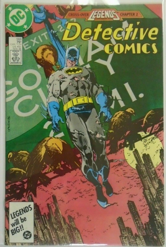 Detective Comics #568 DC Cross-Over Legends 7.0 VF (1986)