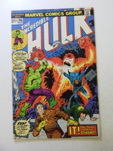 The Incredible Hulk #166 (1973) FN- condition