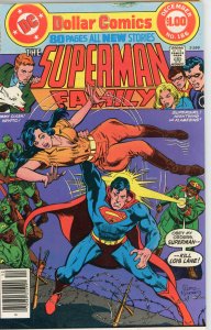 Superman Family #186  VG  1977  Jose Luis Garcia Lopez Cover! Dollar Comics!