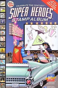 Super Heroes Stamp Album #6 VF/NM ; DC