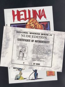 Hellina: Wicked Ways Nude Edition #1 (1995) Only 4000 Printed!