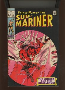 (1969) The Sub-Mariner #11: SILVER AGE! COMBINED SHIPPING! (8.0 OB)