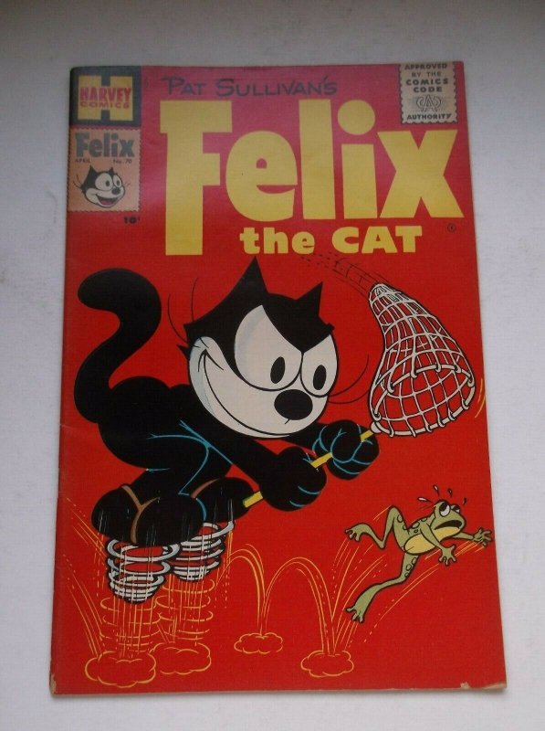 Harvey Pat Sullivans Felix The Cat 70 Otto Messner Art Rarehtf 1956 Vg Comic Books 