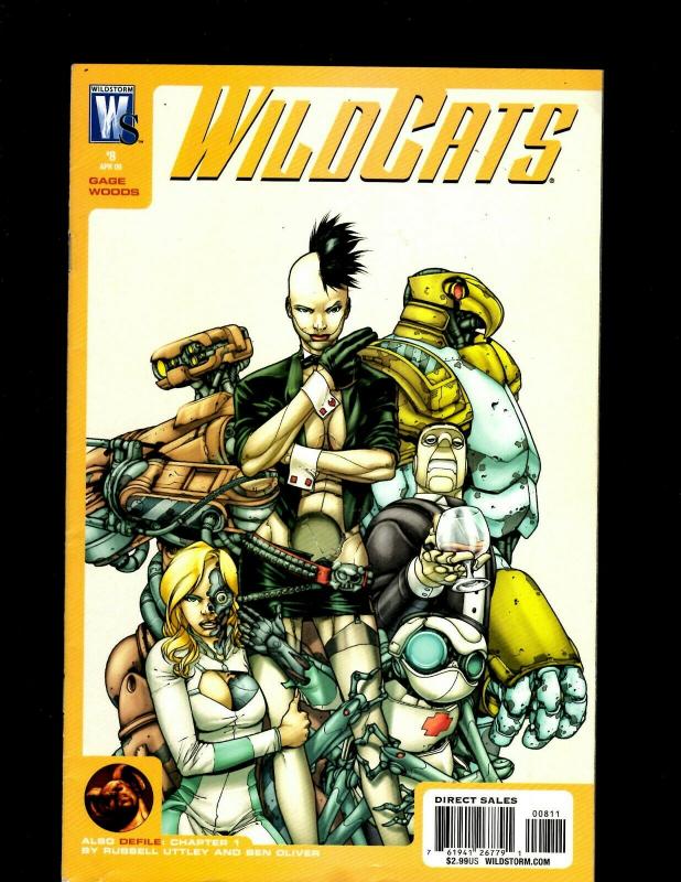 Lot of 12 Wildcats Wildstorm Comic Books #1 2 3 4 5 6 7 7 8 9 10 11 J398