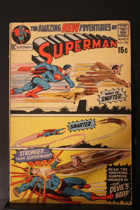 Superman #235 (1971) Mid-Grade FN- New Superman!