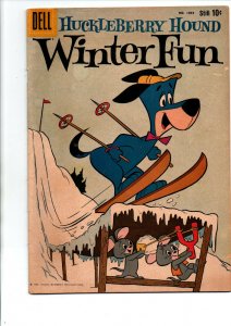 Huckleberry Hound Winter Fun #1054 - Dell - 1959 - Fine