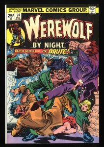 Werewolf By Night #24 VF/NM 9.0 White Pages